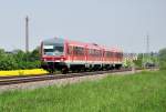 928 686 Eifel-Mosel-Express bei Eu-Wisskirchen, unterwegs nach Trier - 20.05.2010 ... 928 686 Eifel-Mosel-Express bei Eu-Wisskirchen, unterwegs nach Trier - 20.05.2010 ...