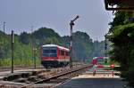 628/928 608 f�hrt aus dem Bf Munster aus, am 28.05.2010 ...