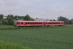628 288 als RB Passau-M�hldorf (Obb) am 29.05.2010 bei Ruhstorf ...