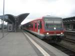 Hier 928 424 als RB 34936 von Hof Hbf. nach ...