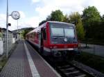 BR 628/928 410 steht in F�rth (Odenwald) am 09.10.11  ...