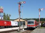 628 338 nach Gomadingen bei Ausfahrt aus M�nsingen (Schw�bische Alb); ...