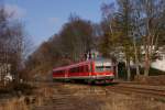 928 670 als RB 47 nach Solingen Hbf kurz vor ...
