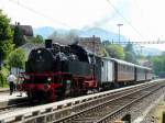 BR 64 VHE - Dampfzug Rund um den Napf mit der Lok 64 518 unterwegs in Entlebuch am 26.06.2010