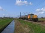 BR 6400 6412 mit G�terzug 62230 Roodeschool-Onnen bei Haren am 16-4-2010.