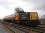 6414 w�hrend rangieren in Delfzijl Hafen am 16-4-2010.  ...