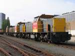 6402, 6485 und 6488 auf Bahnbetriebswerke Rotterdam Feijenoord am 6-5-2010. ...