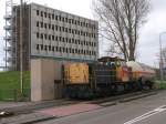 6414 mit G�terzug Delfijl-Onnen ...  Date Jan de Vries 19.10.2010