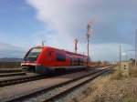641 033 (RB 16762) nach Gotha, hier bei der Ausfahrt ...