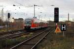 Zwei Desiros durchfahren am 28.11.2009 Leipzig-Leutzsch Richtung Leipzig Hbf. Vorn ...