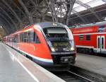 642 182 und 642 042 (Zugschluss) als RB in Leipzig ...