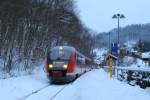 An Samstagen verkehrt der letzte Zug von Stolberg nach Berga-Kelbra ...