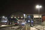 Gera Hbf am 27.01.2010 04.50 Uhr. In der Bf`s-Halle 642 ...