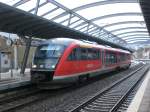 br-642-desiro-db BR 642 Desiro als RB nach Jena Saalbahnhof im Paradiesbahnhof Jena.(28.1.2010)