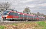 644 527 RE12 nach Trier kurz vor Bf Derkum - ...