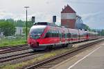 br-644-talent-dieselelektrisch-db 644 518 Talent der 'Eifelbahn' verl��t Bf Mechernich in Richtung Euskirchen - 09.06.2010