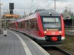 Einfahrender LINT41 648 349 nach Bad Kleinen am 28.November 2009 ...