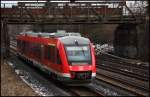 br-648-lint-41-db 648 610/110 erreicht als RB53 (RB 29321) 'ARDEY-Bahn', Dortmund Hbf - Schwerte(Ruhr) - Iserlohn, den Bahnhof Schwerte(Ruhr). (20.02.2010)