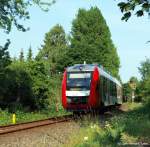 Ein nordbahn-Lint f�hrt am ...  Jan-Hendrik Labs 22.09.2010