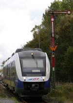 VT106 der EVB am ...  Dominik Eimers 19.11.2010