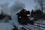 Die R�ckfahrt 65 1049 nach Chemnitz am 20.12.09 f�hrte �ber ...