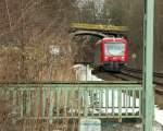 650 016 kommt am Samstag den 27.02.2010 auf dem Weg ...