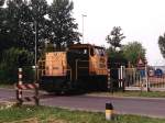 BR 6500 6508 mit eine �bergabeg�terzug nach die AKZO in Hengelo am 14-5-2001. Bild und scan: Date Jan de Vries.