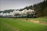 br-671 Dampflok 671 auf der Fahrt von Graz nach K�flach zur Jubil�umsausstellung 'Kohle,Dampf & Schiene - 150 Jahre GKB'.
Gaisfeld 10.04.2010