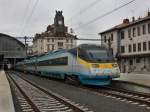 Der 681 003 am 04.04.2010 in Praha Hbf.  ...