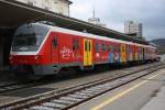 Dieser Triebzug, der auch eine Zulassung f�r Deutschland hat, stand ...