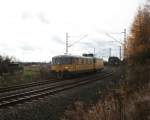 br-725-726 Gleismesszug der Baureihe 725/726 durchf�hrt am 18.11.09 das Werdauer Bogendreieck aus dem Vogtland kommend Richtung Zwickau.
