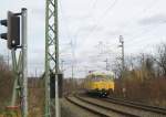 br-725-726 Nachschuss auf den Gleissmesszug mit nur einer funktionierenden Schlussleuchte.