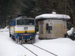 754-058 am 14.03.2010 in B�hmisch-Eisenstein beim umsetzen  ...