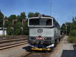 BR 754 Die 754 060 am 15.08.2009 bei einer Rangierfahrt in Furt im Wald. 