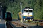 754 029 am 03.07.2010 beim Umsetzten in Bayerisch Eisenstein.  ...