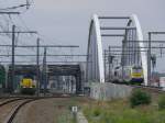 Blick vom Haltepunkt Antwerpen-Luchtbal ...  Dieter Schumacher 15.08.2010