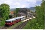 Dampffestival 2010 (im DDM): Ferkeltaxe 171 056; Marktschorgast, 23.5.2010.  ...