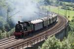 BR 78 78 468 (T 18) als PbZ 88829 von Paderborn Hbf nach Himmighausen in Altenbeken am Bekeviadukt am 05.07.09