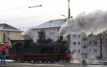 Dreik�nigsdampf 2010.Am T�bingen Hbf 03.01.2010 die Tenderdampflokomotive 78 468.  ...
