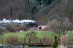 BR 78 78 468 mit dem DPE 91744 (Hausach-Alpirsbach) am 21. Februar 2010 im Kinzigtal.