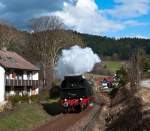 78 468 mit dem DPE 91748 (Alpirsbach-Hausach) am 21. Februar ... 78 468 mit dem DPE 91748 (Alpirsbach-Hausach) am 21. Februar ...