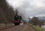 78 468 mit dem DPE 91749 (Hausach-Alpirsbach) am 21. Februar ...