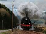 BR 78 78 468 mit dem DPE 91744 (Hausach-Alpirsbach)  am Evsg Hausach 21.2.10