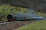 78 468 mit dem DPE 91745 (Alpirsbach-Hausach) bei St.Roman 21.2.10 ...