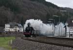 78 468 mit Sonderzug am 3. April 2010 in M�rlenbach. ...