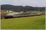 br-78 Fotozug SLP 19439 von Attnang-Puchheim nach Hausruck, am 21.4.2010 mit �GEG 78 618 bespannt, kurz vor dem Zielbahnhof aufgenommen.