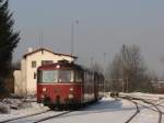 SBE Sonderzug am 23.01.2010 in Liberec  ...