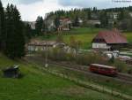 796 625-2 der Efz auf Sonderfahrt von Triberg nach St.Georgen ...