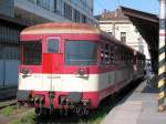 br-820 Triebwagen-Beiwagen BR 020 am 18.Juli 2007 im Bf. Brno.