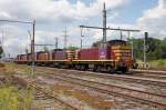 Abgestellt. CFL Rangierlokomotive 912 ...  G�rard - Nicolas Mannes 09.08.2010